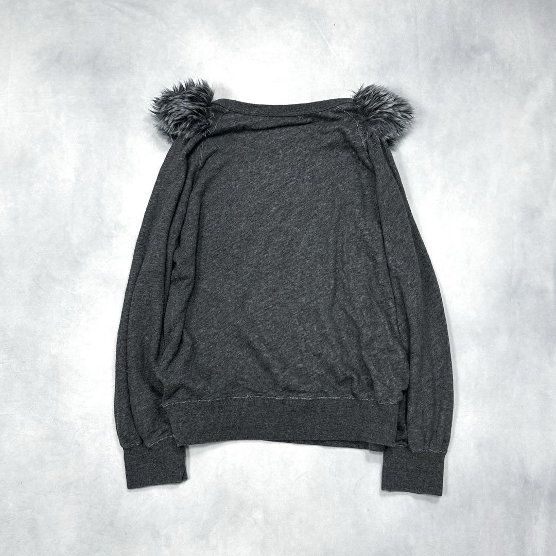 トップス CABANE de ZUCCa - fur custom sweatshirt
