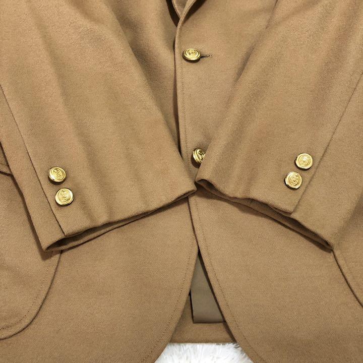 再入荷人気 希少 金ボタン カシミア混 テーラードジャケット EtRou-m61500877147 Brooks Brothers 正規品得価