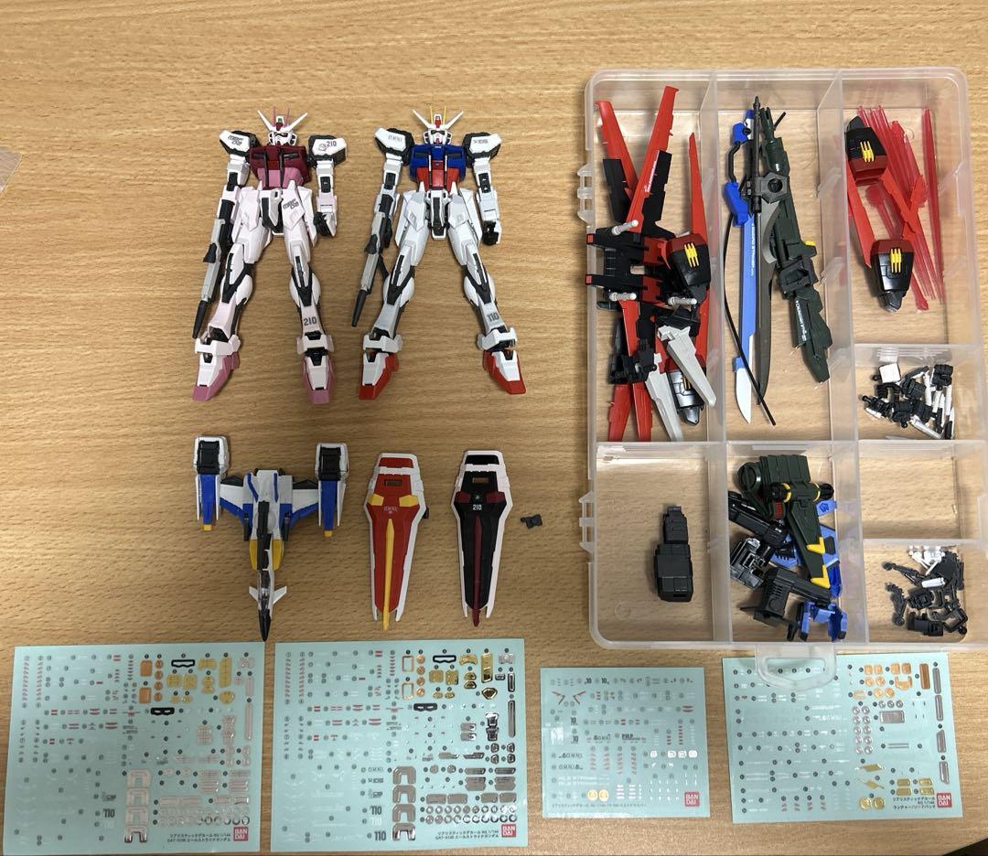 RG エールストライクガンダム　スカイグラスパー　ストライクルージュ　ジャンク