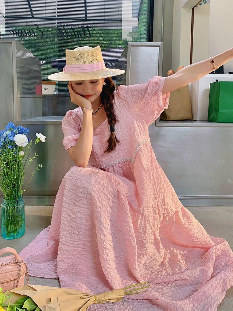 春夏コーデ❤️ロングワンピース ロング丈 ゆったり お出かけ デート
