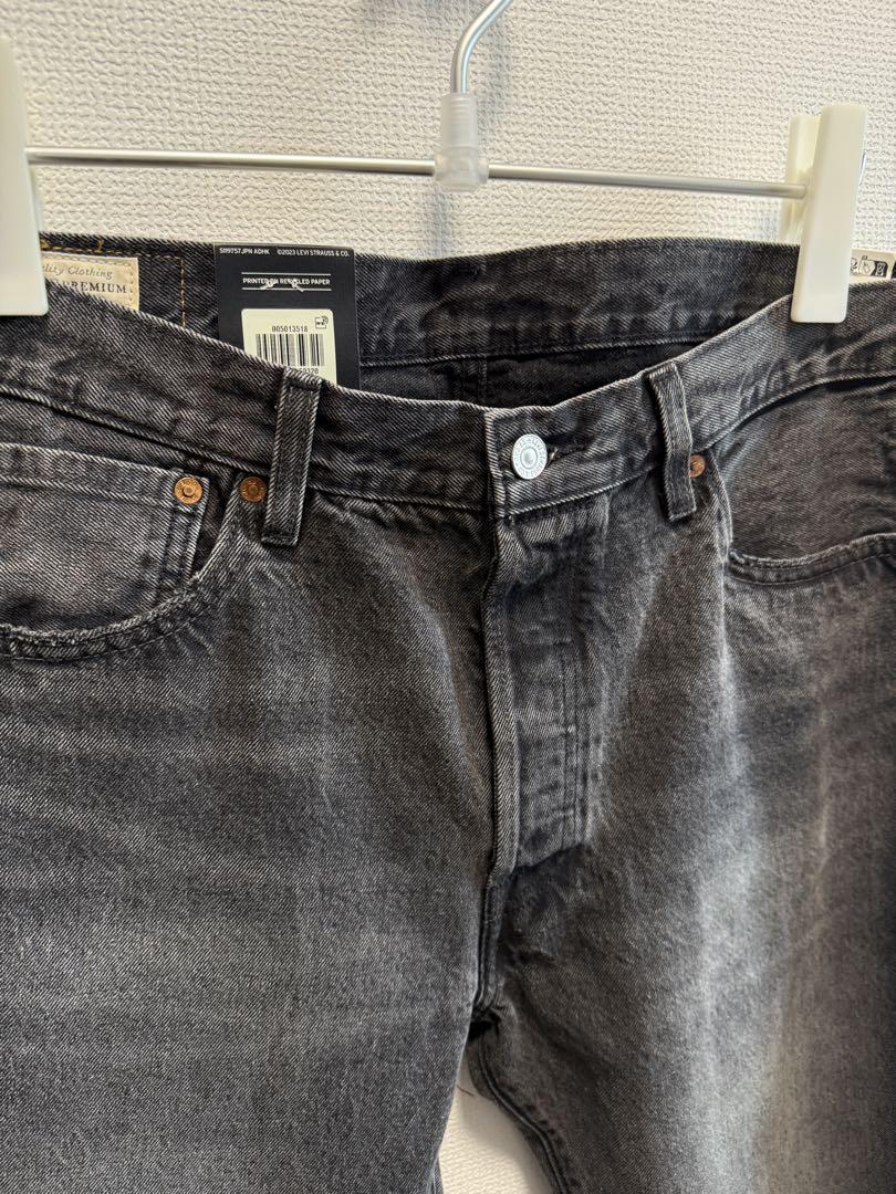Levi's 501 後染めブラック BIG'E' 新品未使用タグ付き