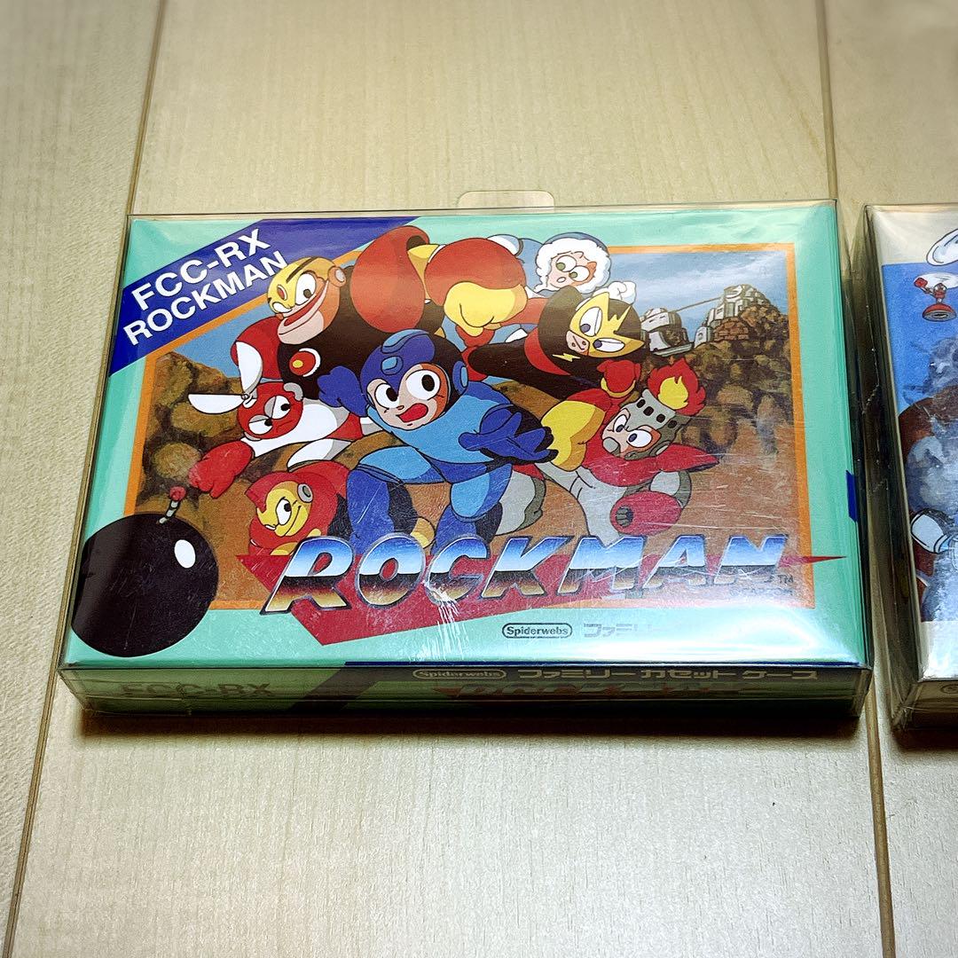 ファミコンカセット型ケース ロックマン1&2 - メルカリ