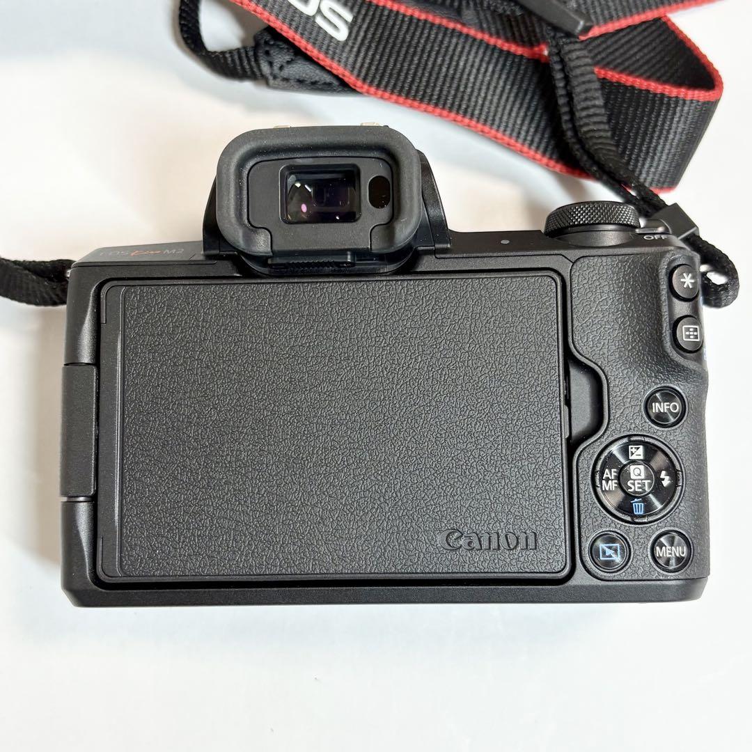 Canon キャノン EOS kiss M2 ダブルズームキット ブラック 美品