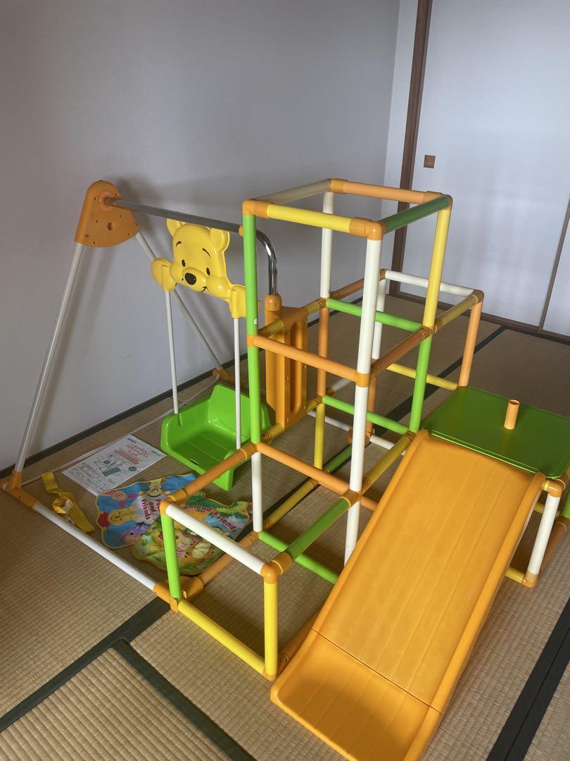 室内遊具◆くまのプーさんおりたたみキッズパークEX