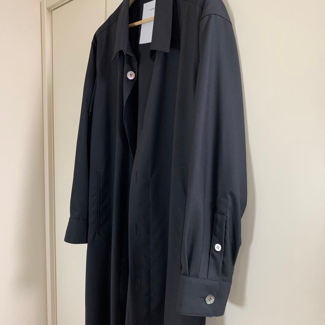 品多く OVERCOAT トロピカルウールドロップショルダーショートコート