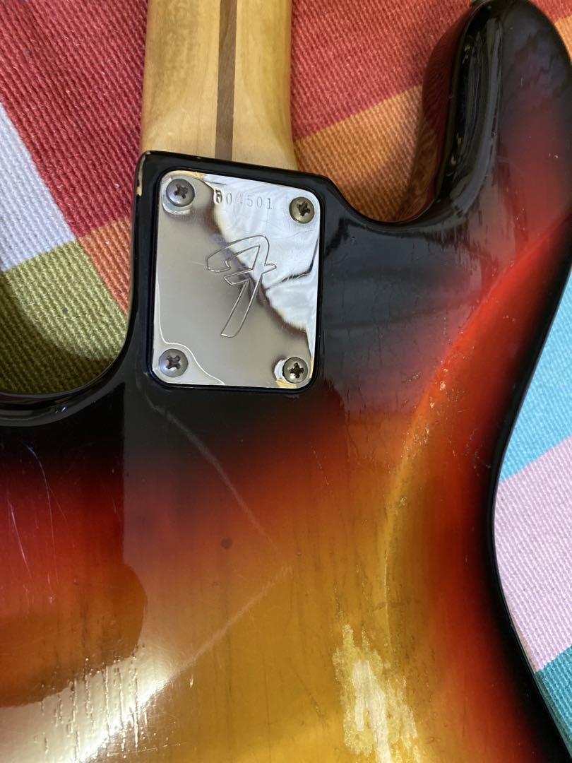 fender usa jazz bass 1974年製
