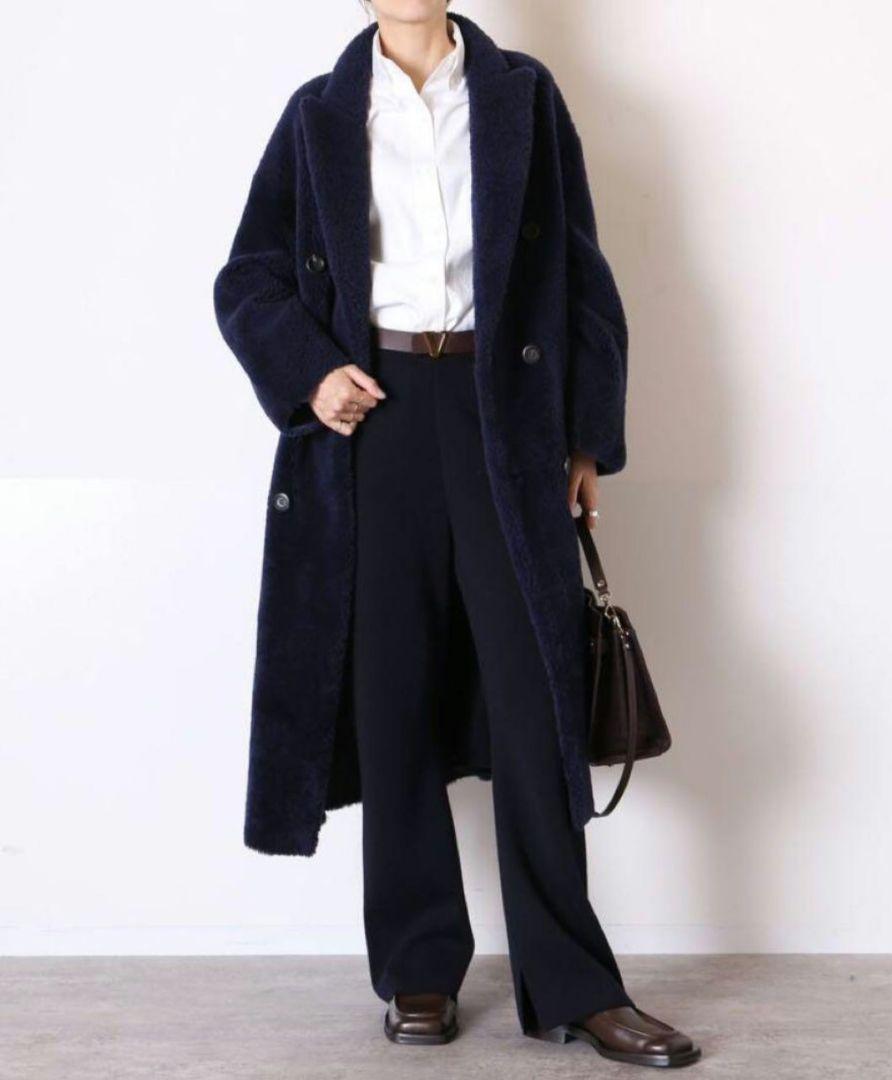 Deuxieme Classe 本革 レザー ブラウン ゴールド Vバックル