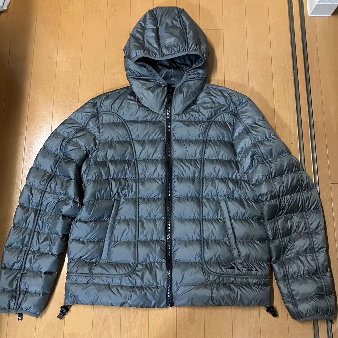 【激安アウトレット!】 DIESEL 中綿ジャケット サイズM グレー THINSULATE 3M ジャケット・アウター