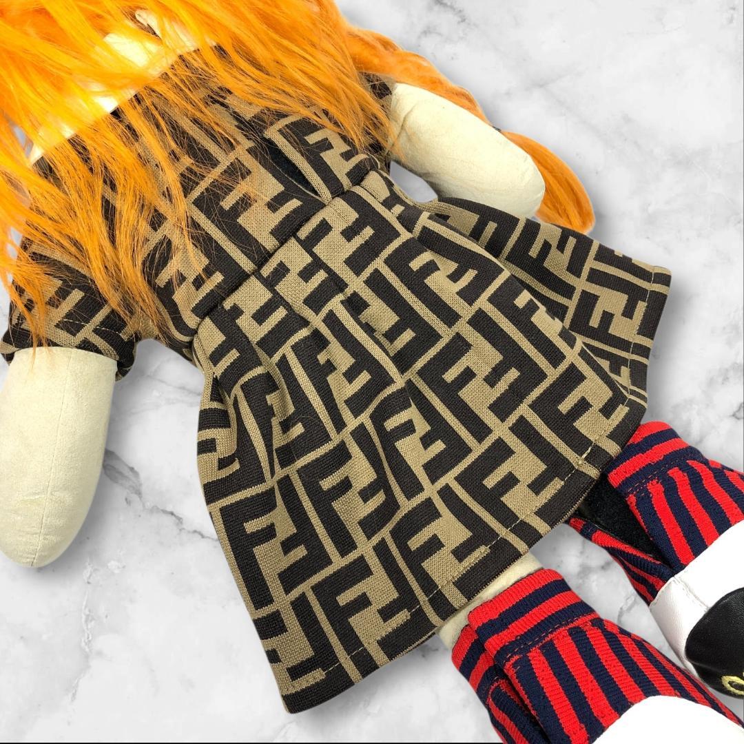 美品 フェンディ FENDI ズッカ柄 ぬいぐるみ 50個限定 インテリア