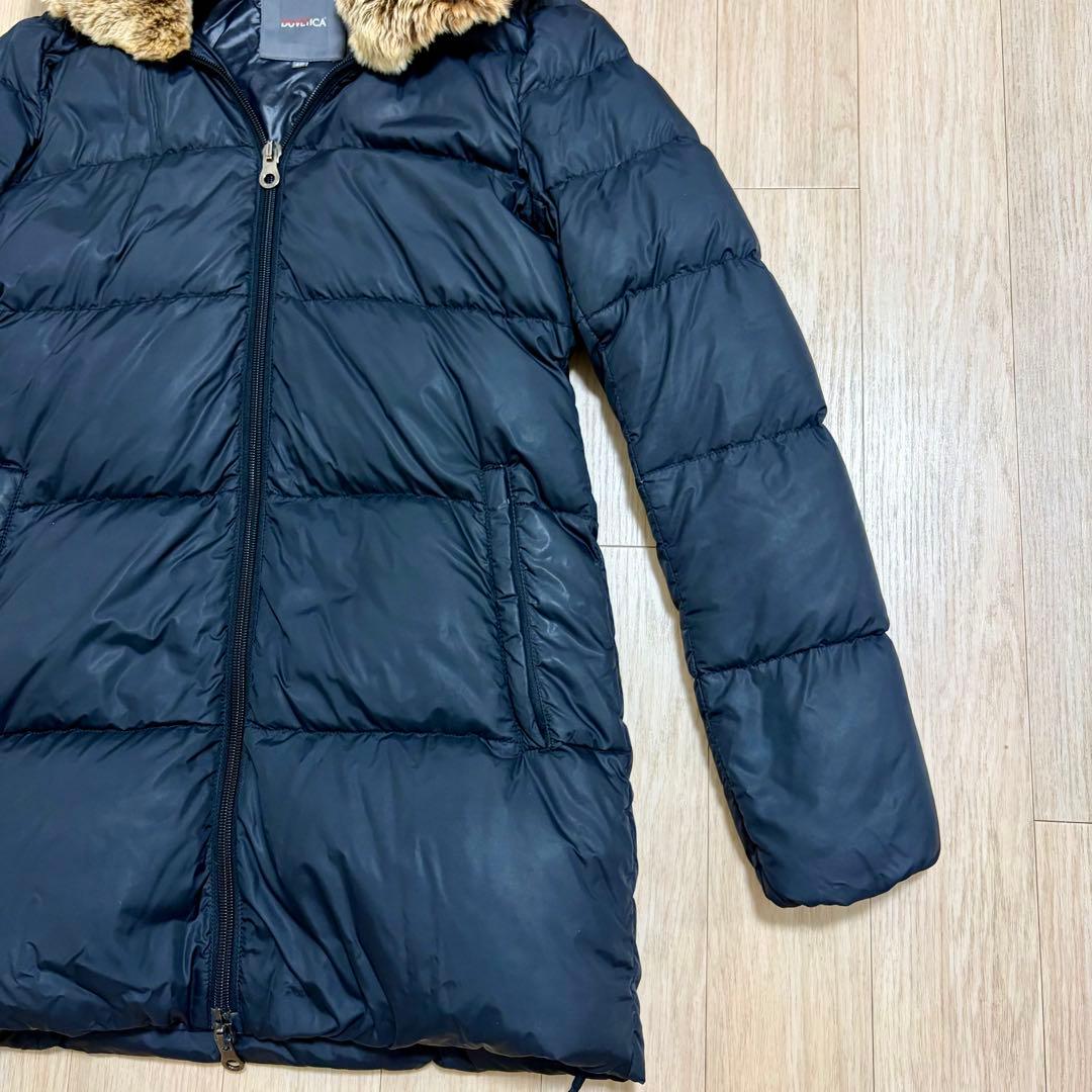 DUVETICA ブラックダウンジャケット 40 DUVETICA ブラックダウンジャケット 40