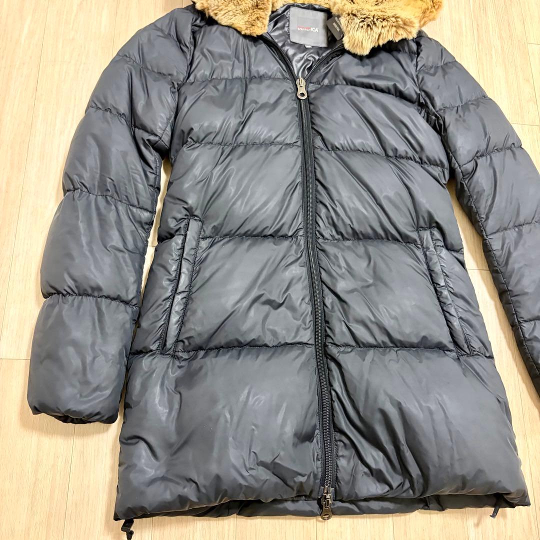 DUVETICA ブラックダウンジャケット 40 DUVETICA ブラックダウンジャケット 40