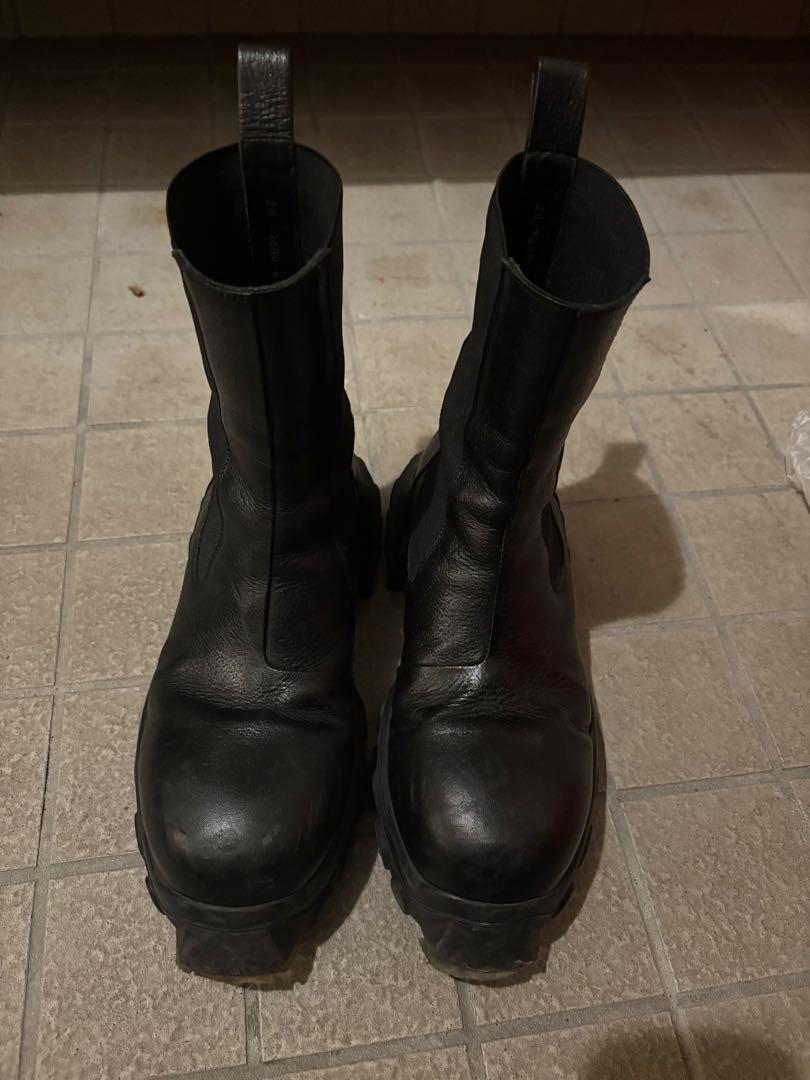 靴 rick owens bozo tractor