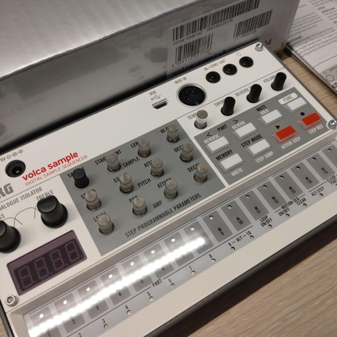 KORG VOLCA-SAMPLE2 美品 楽器・機材 KORG VOLCA-SAMPLE2 美品 楽器・機材