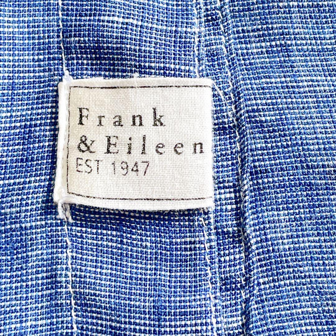 美品 フランクアンドアイリーン Paul ポール リネン長袖シャツ