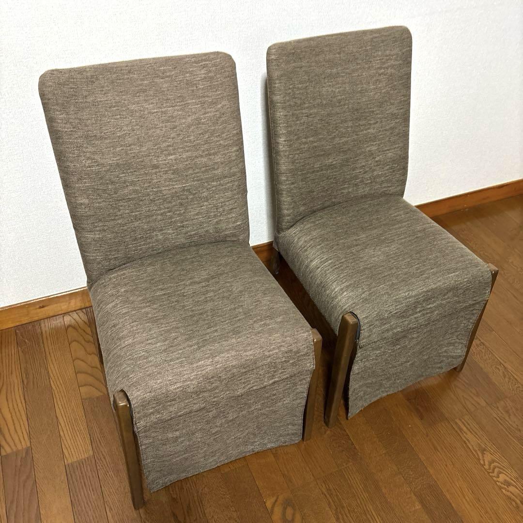 【良品】ニトリ こたつチェア ダイニングチェア ２脚