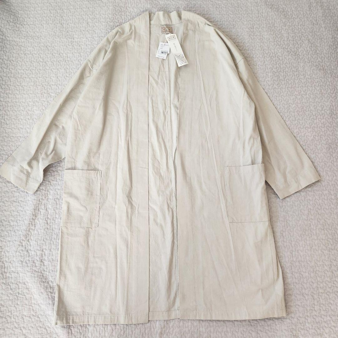 未使用タグ付き★中川政七商店　はっぴコート　現行品羽織り　ロングコート
