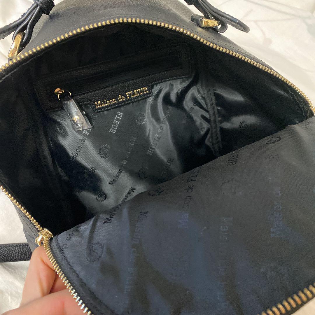 レディース 美品 レアMaison de FLEUR リュック ビジュー 8bny0-m61523808440 ブランド