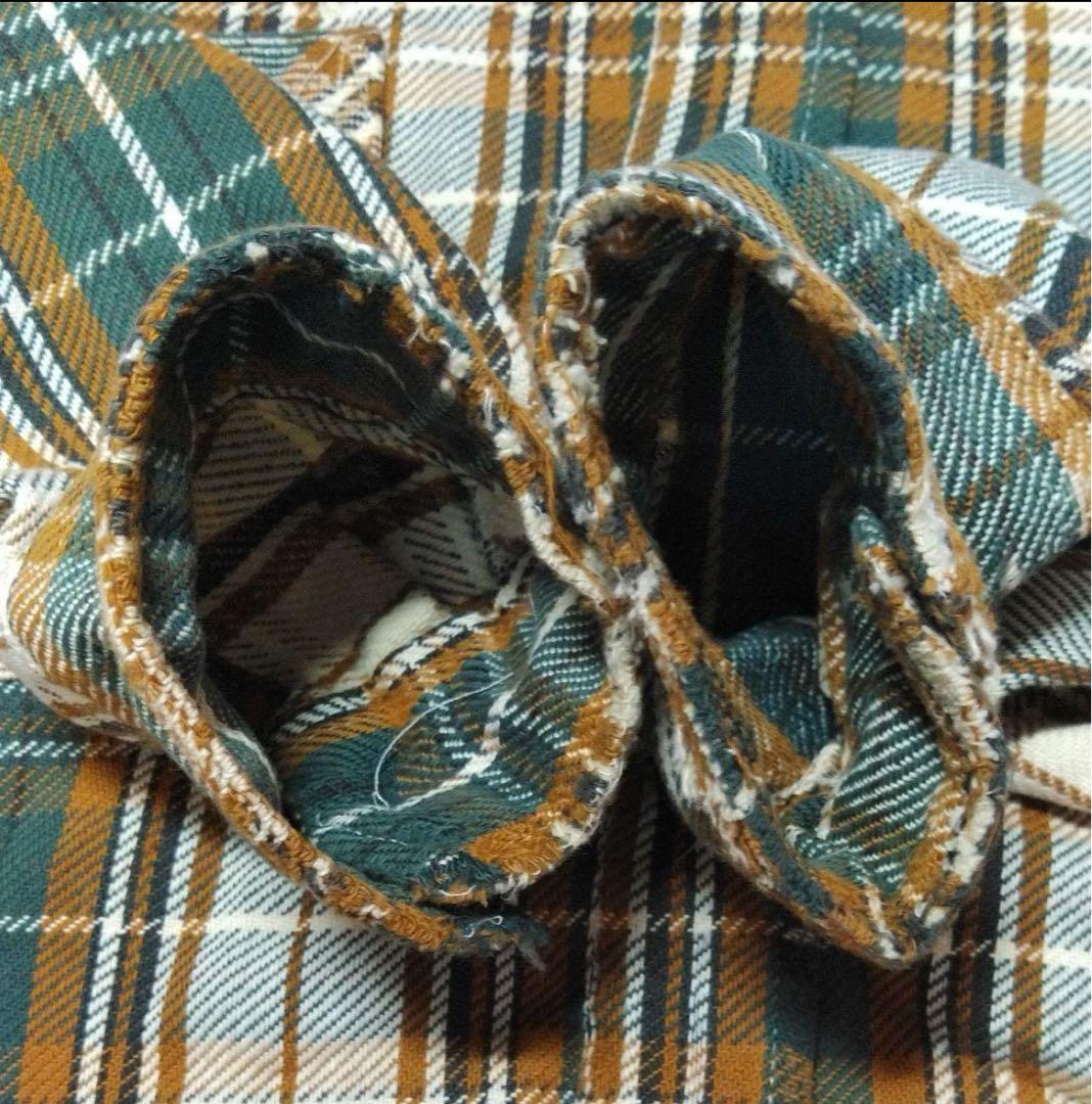 70s BIG MAC チェック柄ネルシャツ Lサイズ