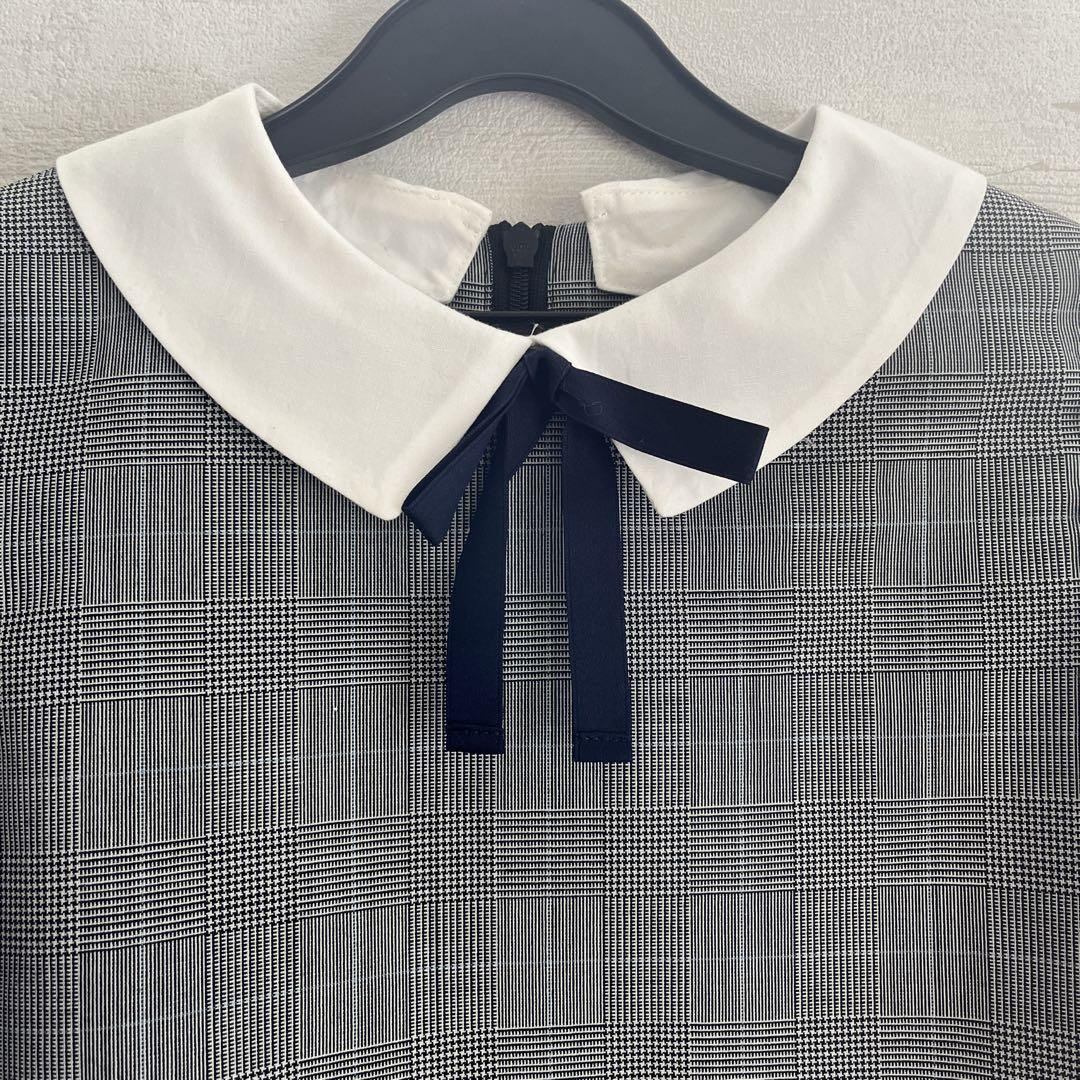 green label relaxingグレンチェックワンピース　美品