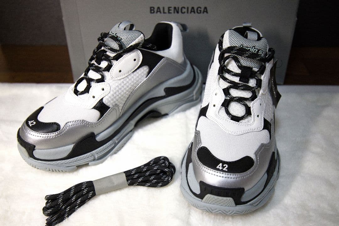 ホワイト系 27 5cm 大特価 Balenciaga Triple S バレンシアガ トリプル S スニーカー メンズホワイト系27 5cm 45 386 Ugel03 Tno Gob Pe