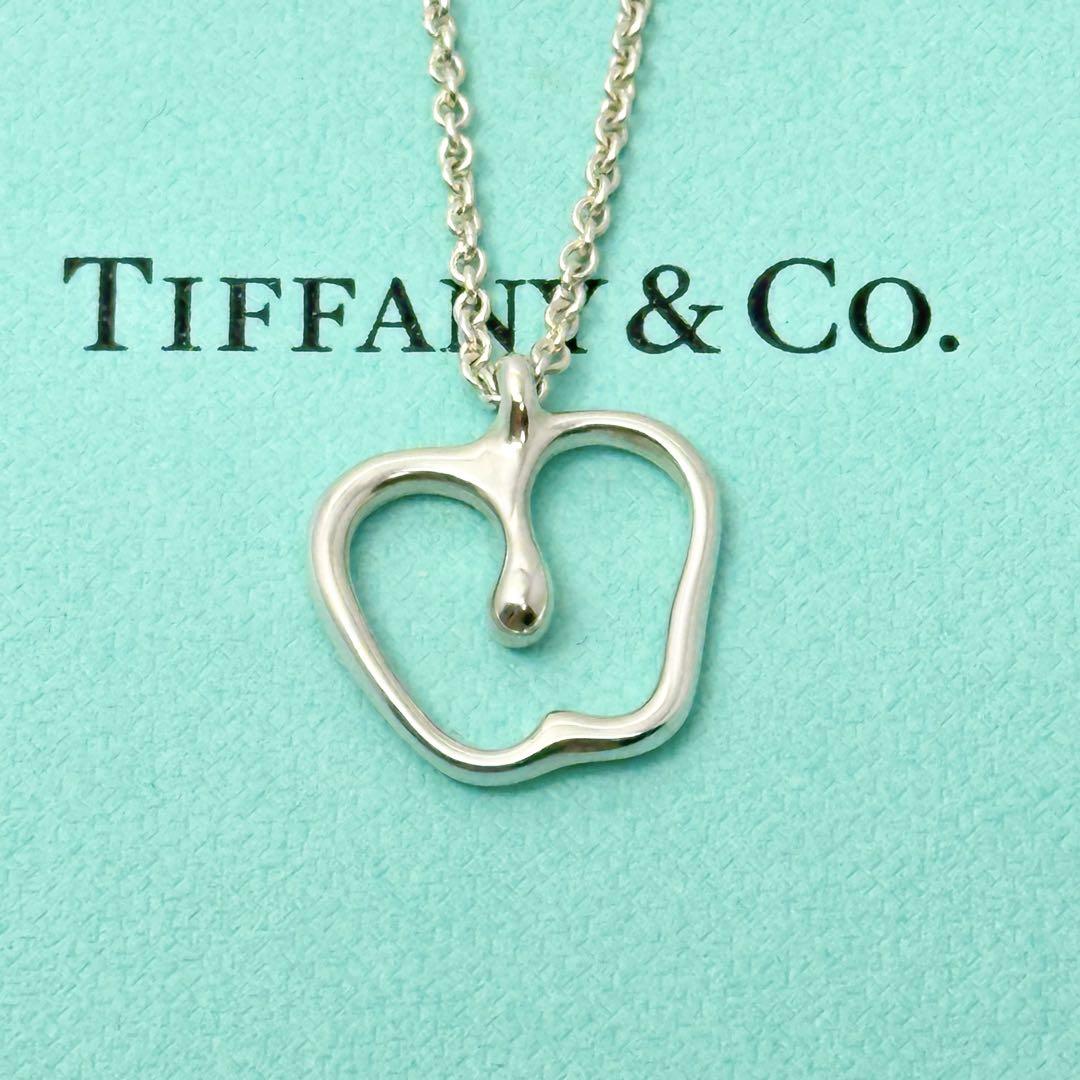 Tiffany アップル　りんご　ペンダント　シルバー　ネックレス　Ag925