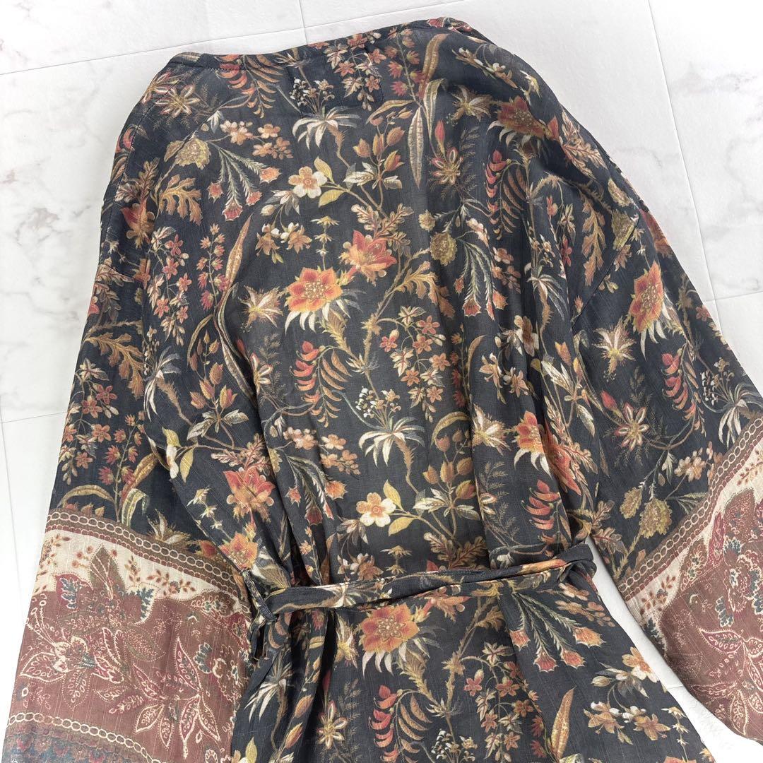 【激安】半額以下- 50%OFFの安い通販 vintage 美品✨natural goa ロングカーディガン コットンボイル トップス