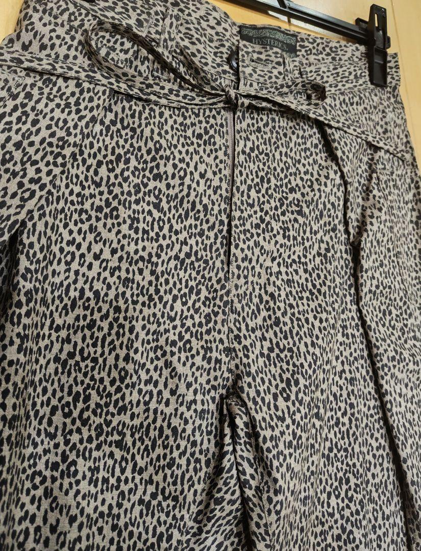 ヒステリックグラマー ヒステリックス LEO柄 タックパンツ S