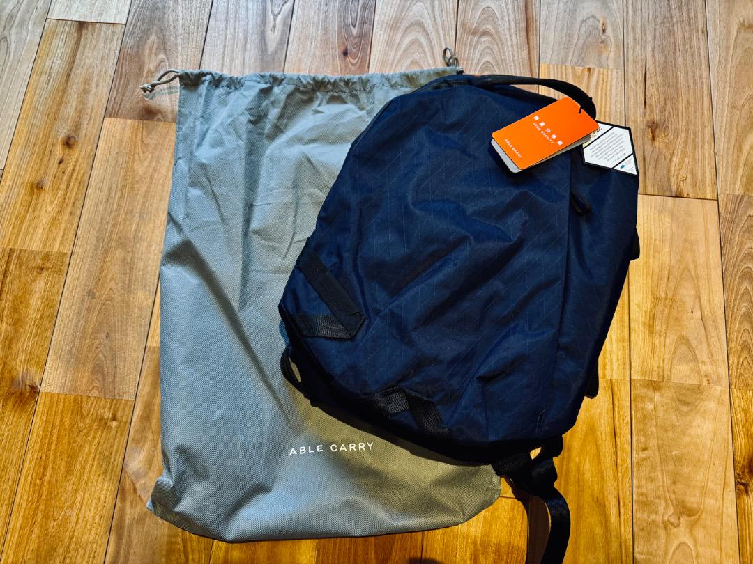 新品Able Carry Daily Plus X-Pacネイビーブルー 21L