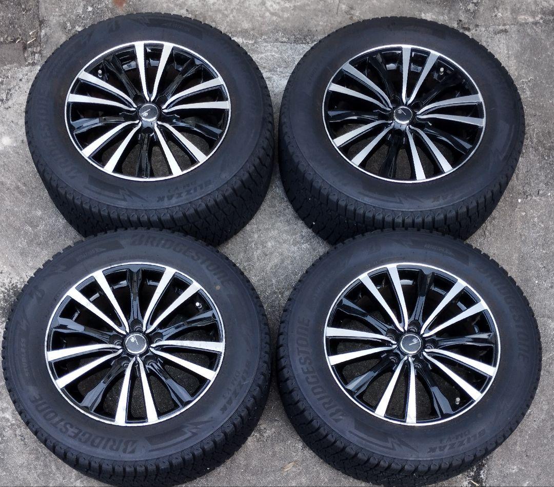 送料込 ブリザック ホイール付 4本RAV4ハリアー 225/65R17