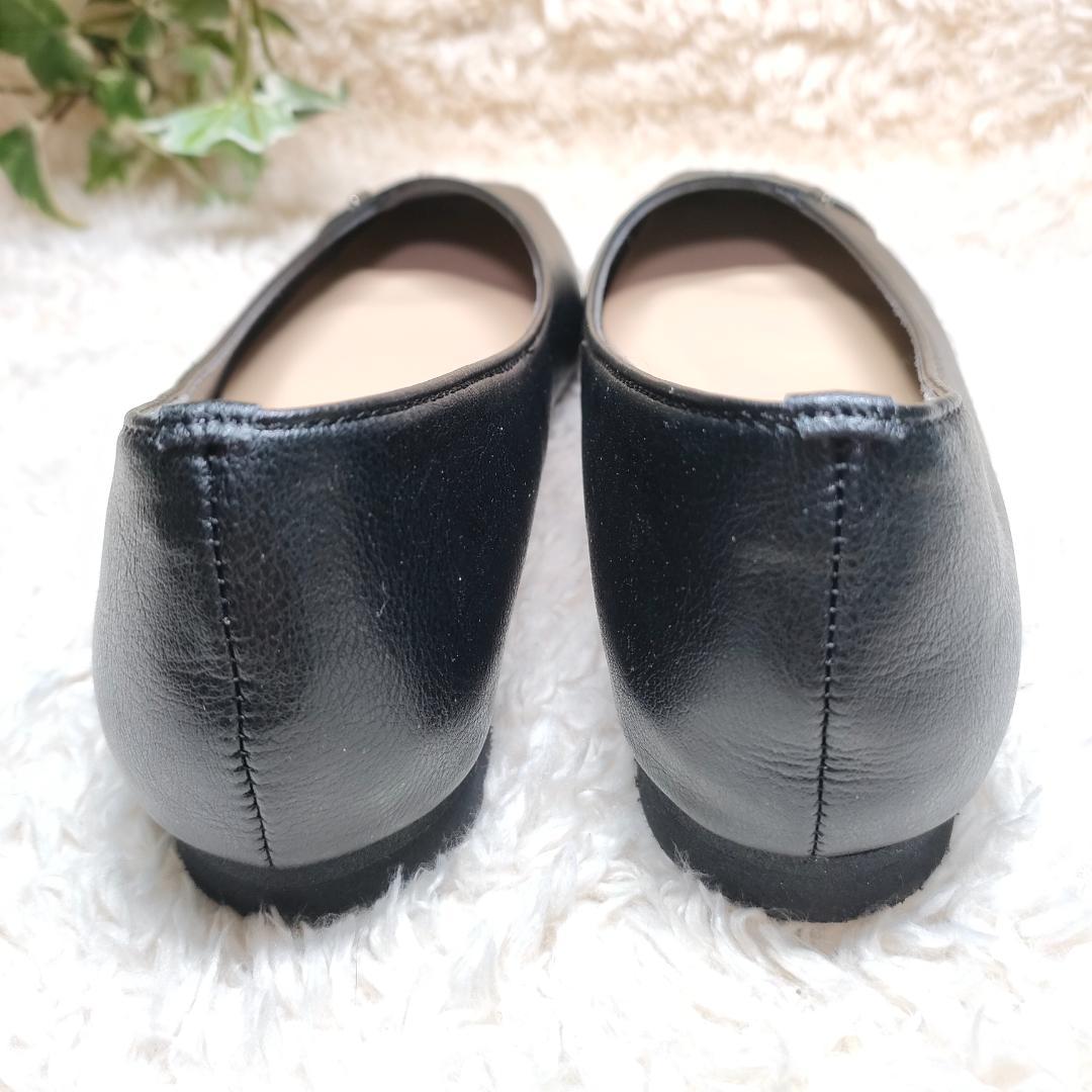 【美品】DIANA artemis スクエアトゥ　軽量バレエシューズ　23cm