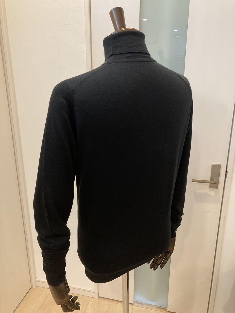 JOHN SMEDLEY ジョンスメドレー 30ゲージ タートルネック ニット