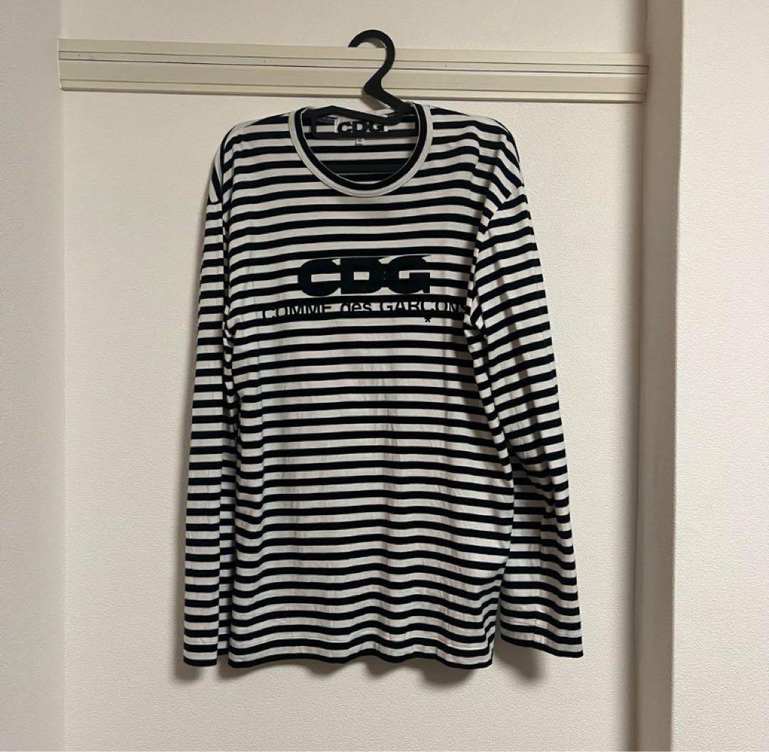 ◆コムデギャルソン◆CDG ボーダー ロングスリーブTシャツ長袖 org.jpg
