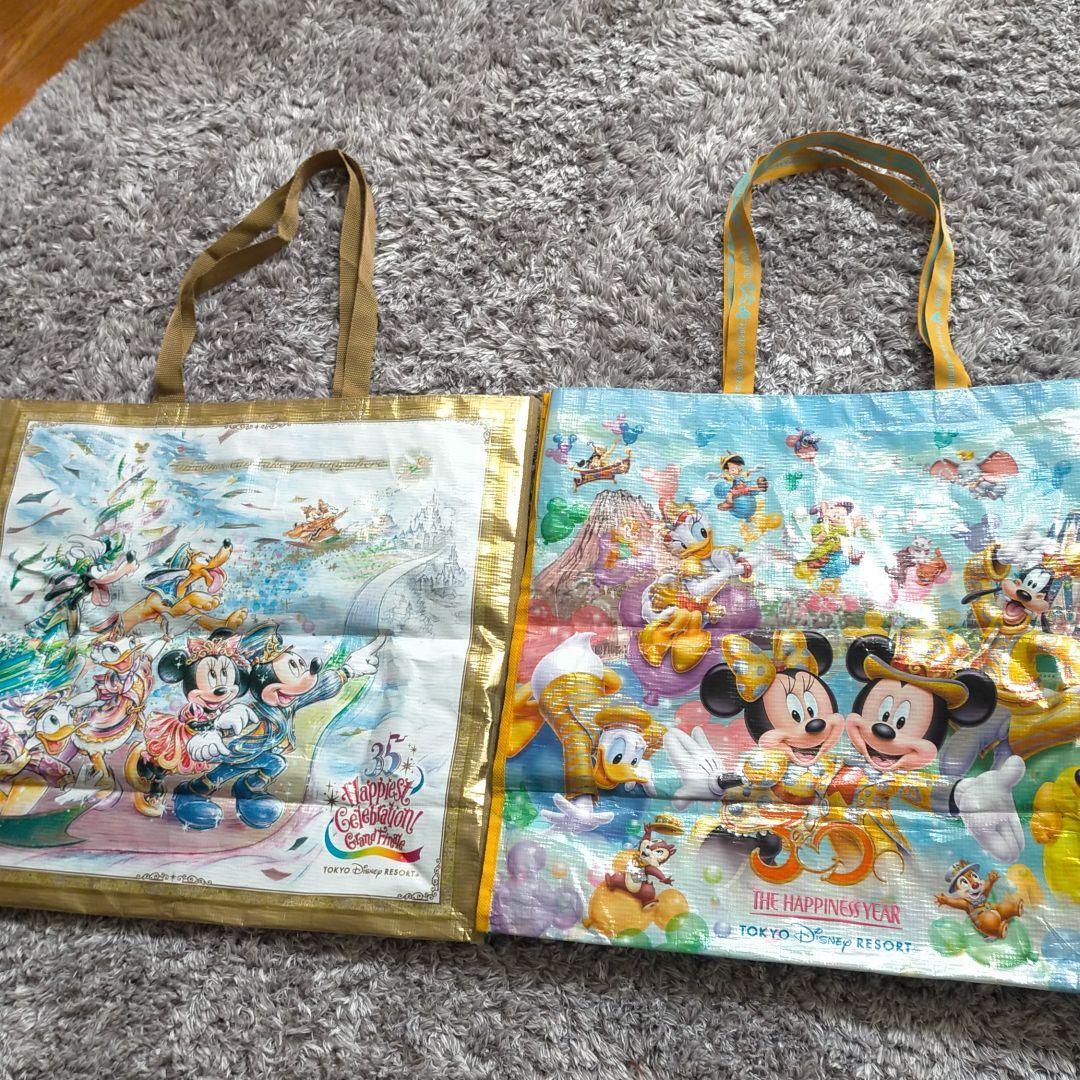 ディズニーリゾート 35周年 ショッピングバッグ2セット メルカリ