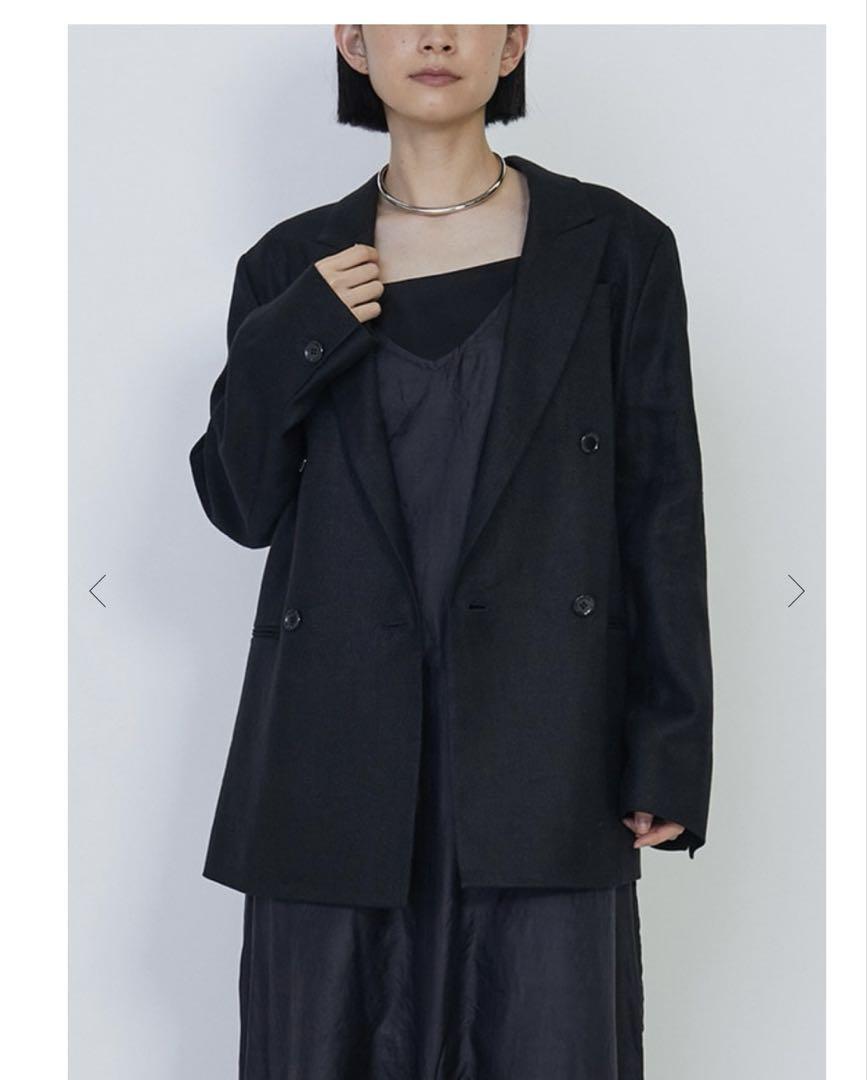 1er Arrondissement ブラック テーラードジャケット