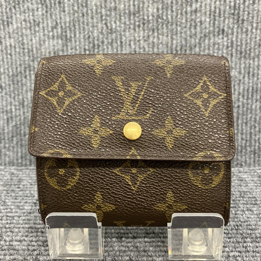 Louis Vuitton 二つ折り財布 モノグラム Louis Vuitton 二つ折り財布 Wホック モノグラム 3598 - メルカリ