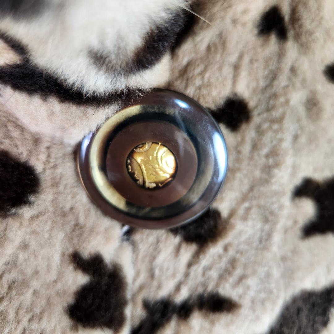 Altima アルティマ ミンクファーコート レオパード柄 高級 毛皮 フリー Altima アルティマ ミンクファーコート レオパード柄 高級 毛皮 フリー