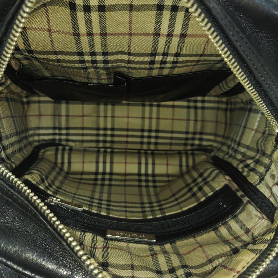 バーバリー ショルダーバッグ レザー ノバチェック 黒 ベルト バーバリー ショルダーバッグ レザー ノバチェック 黒 ベルト