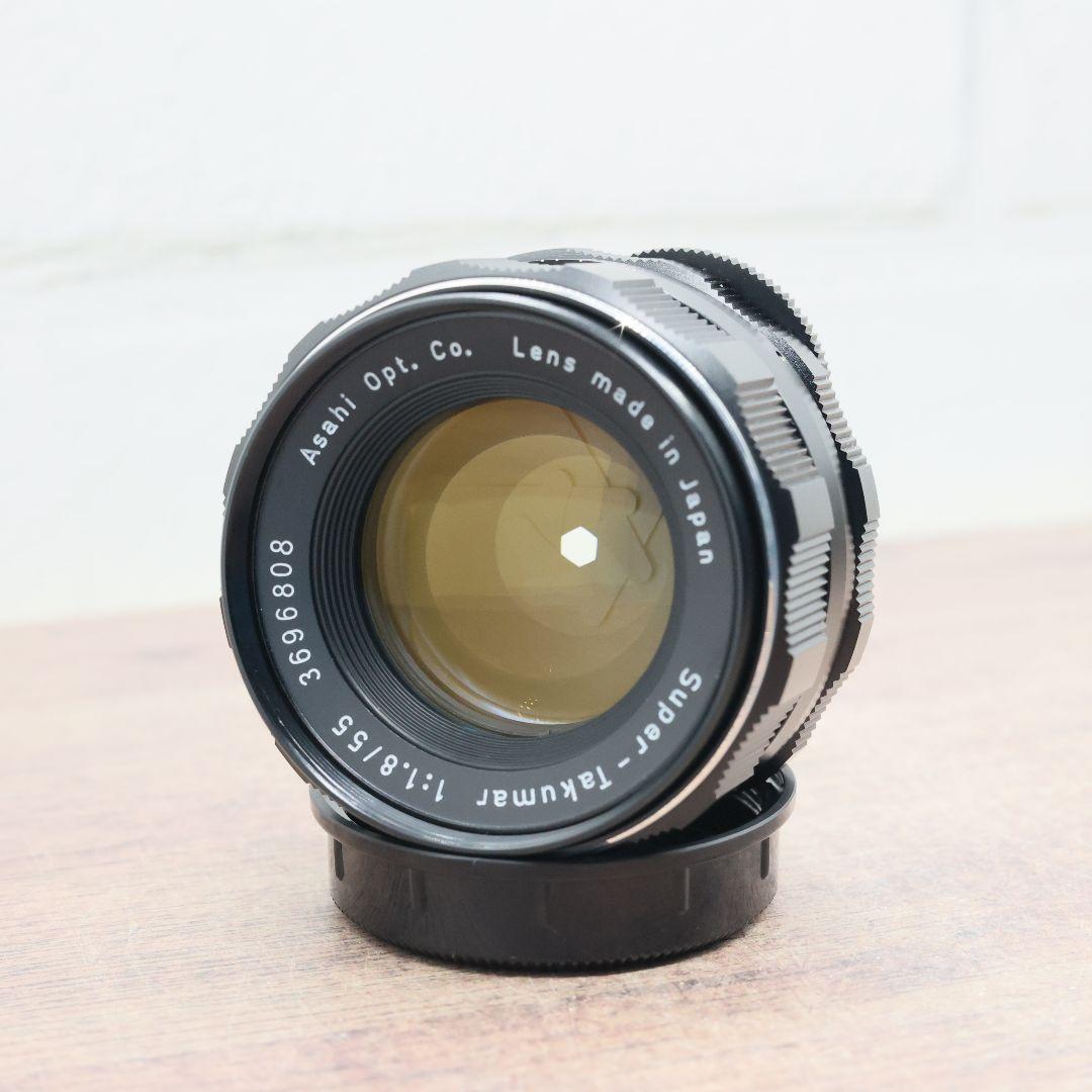 Super Takumar 55mm f1.8 美品 Early model   Super Takumar 55mm F1.8 with hood F0125 | eBay