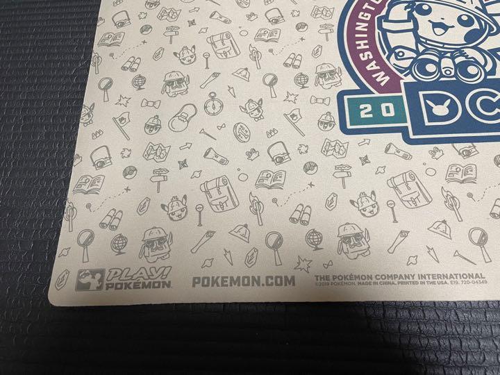 ポケモンカード用プレイマット ワシントンDC WCS2019 スタッフ限定 プレイマット『WCS2019(ワシントンDC)選手限定※』【サプライ】{-}