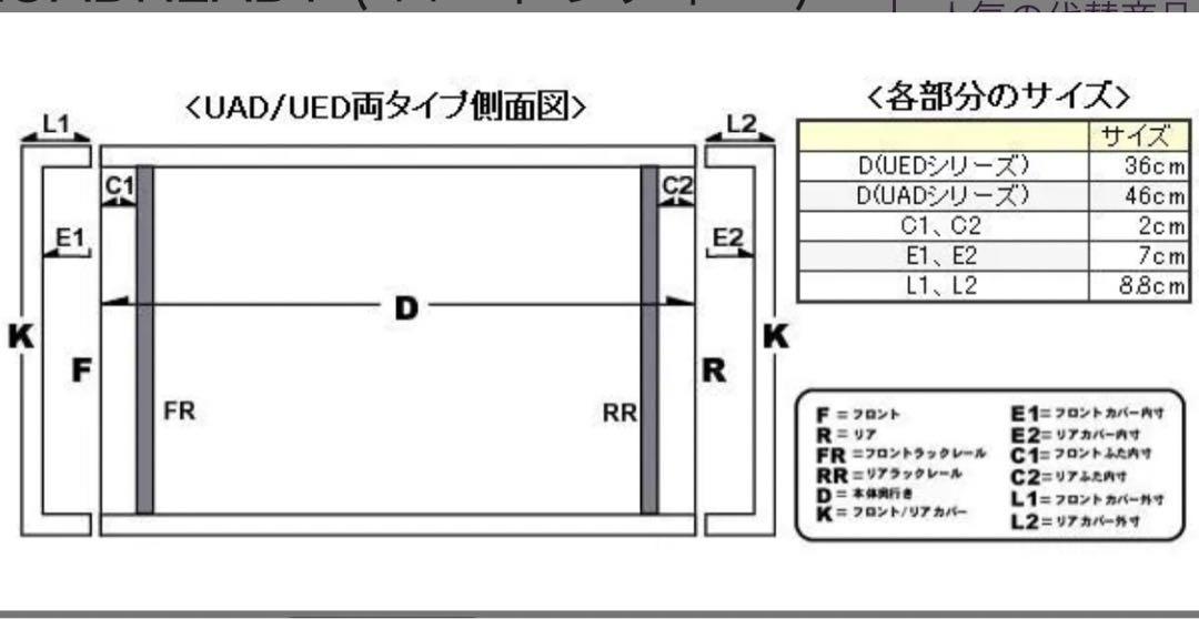 ROADREADY ( ロードレディー ) RR2UAD 2Uラックケース
