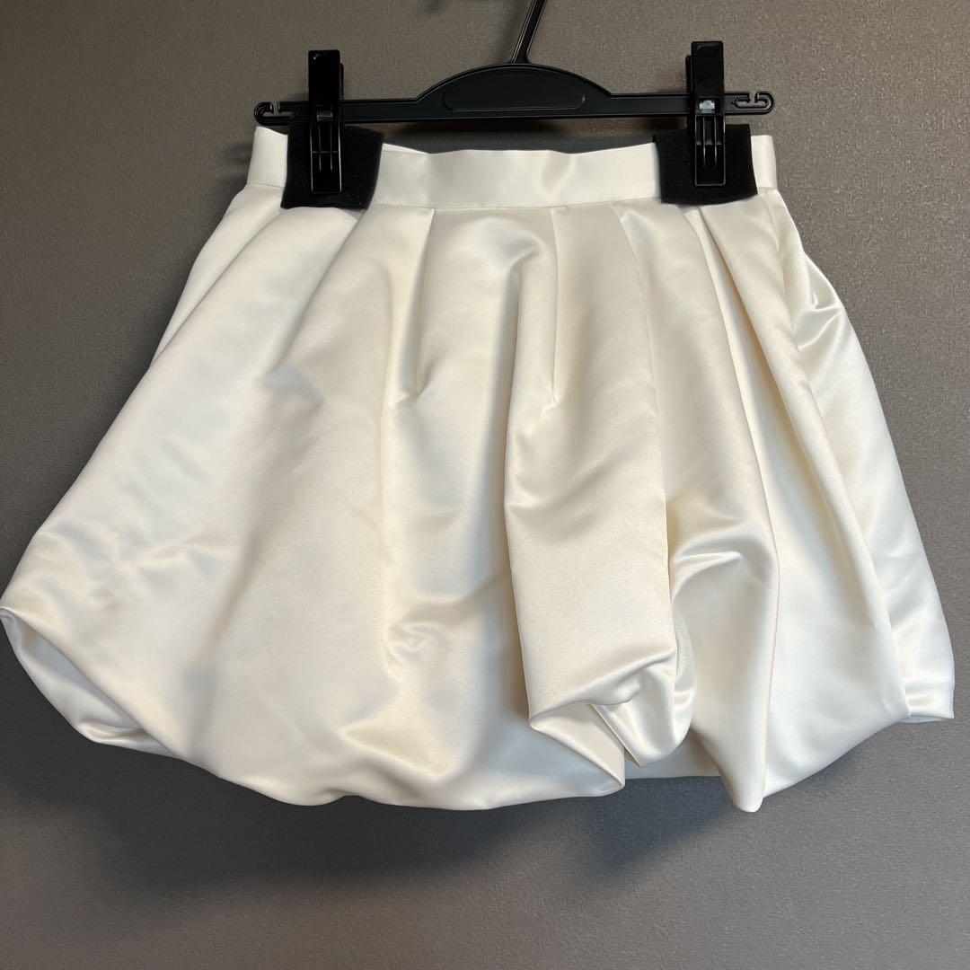 THE TOE VENICE BALLOON SKIRT ホワイト S 好きに TOE 翌日発送THE VENICE レディース ホワイト SKIRT
