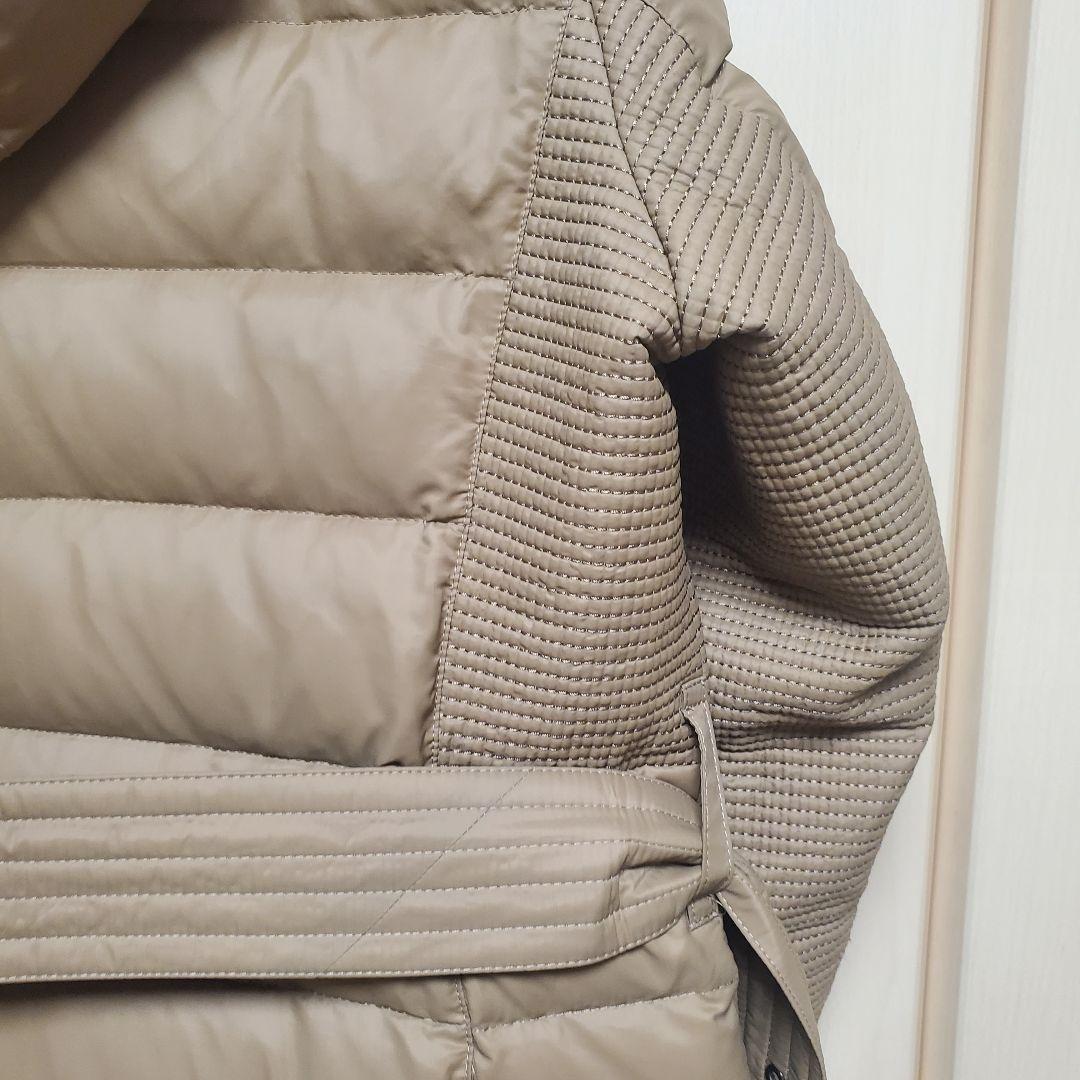 Burberry ベージュ ダウンジャケット　バーバリーロングダウンコート　LL