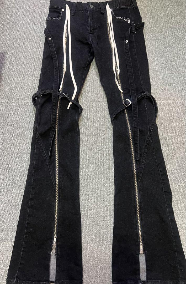 theredthread ザレッドスレッド droop denim pants - メルカリ