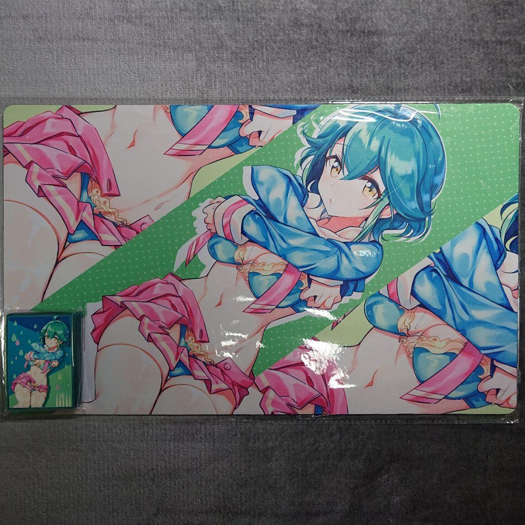 α1 遊戯王 ずぶ濡れ&制服 リン スリーブ&プレイマット
