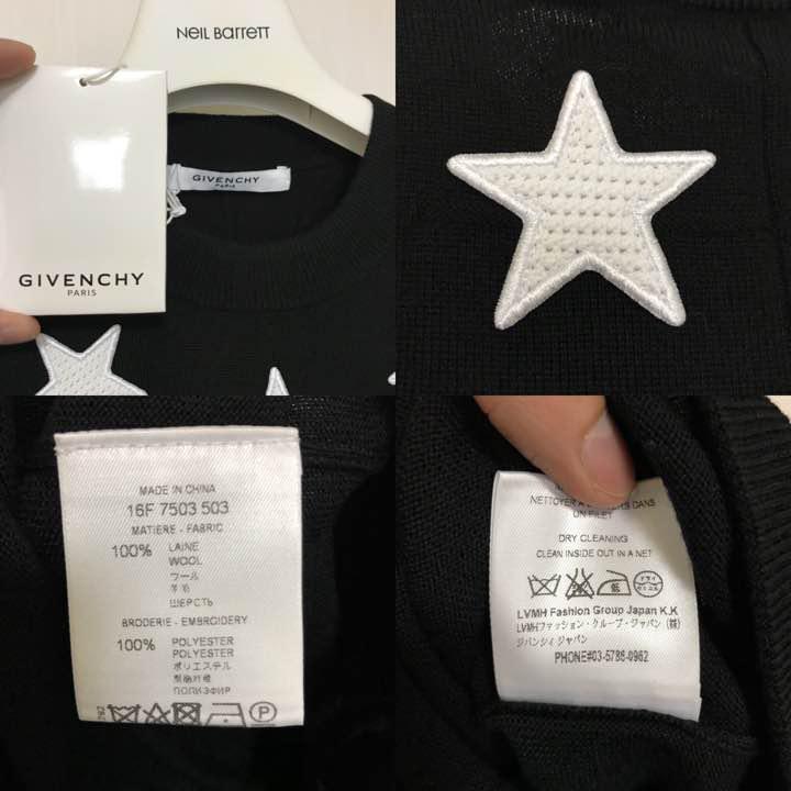 低価限定SALE 特別価格 スター セーター リカルドティッシ rQxkH-m61553619746 新品 Givenchy 低価人気SALE