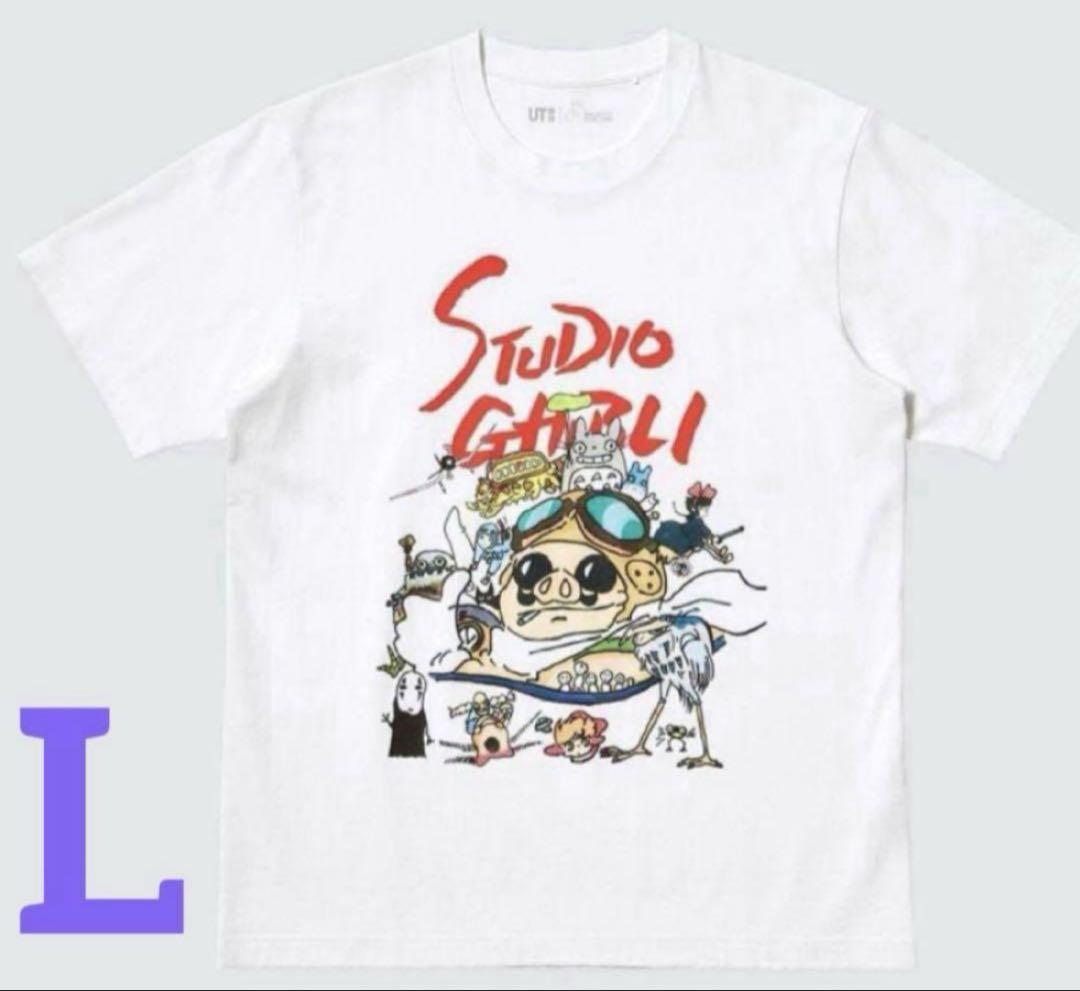 【ジブリがいっぱい Tシャツ】日本未大人気レア品♪StudioGhibli レア 日本未発売 UT ユニクロ ジブリ コラボTシャツ Mサイズ