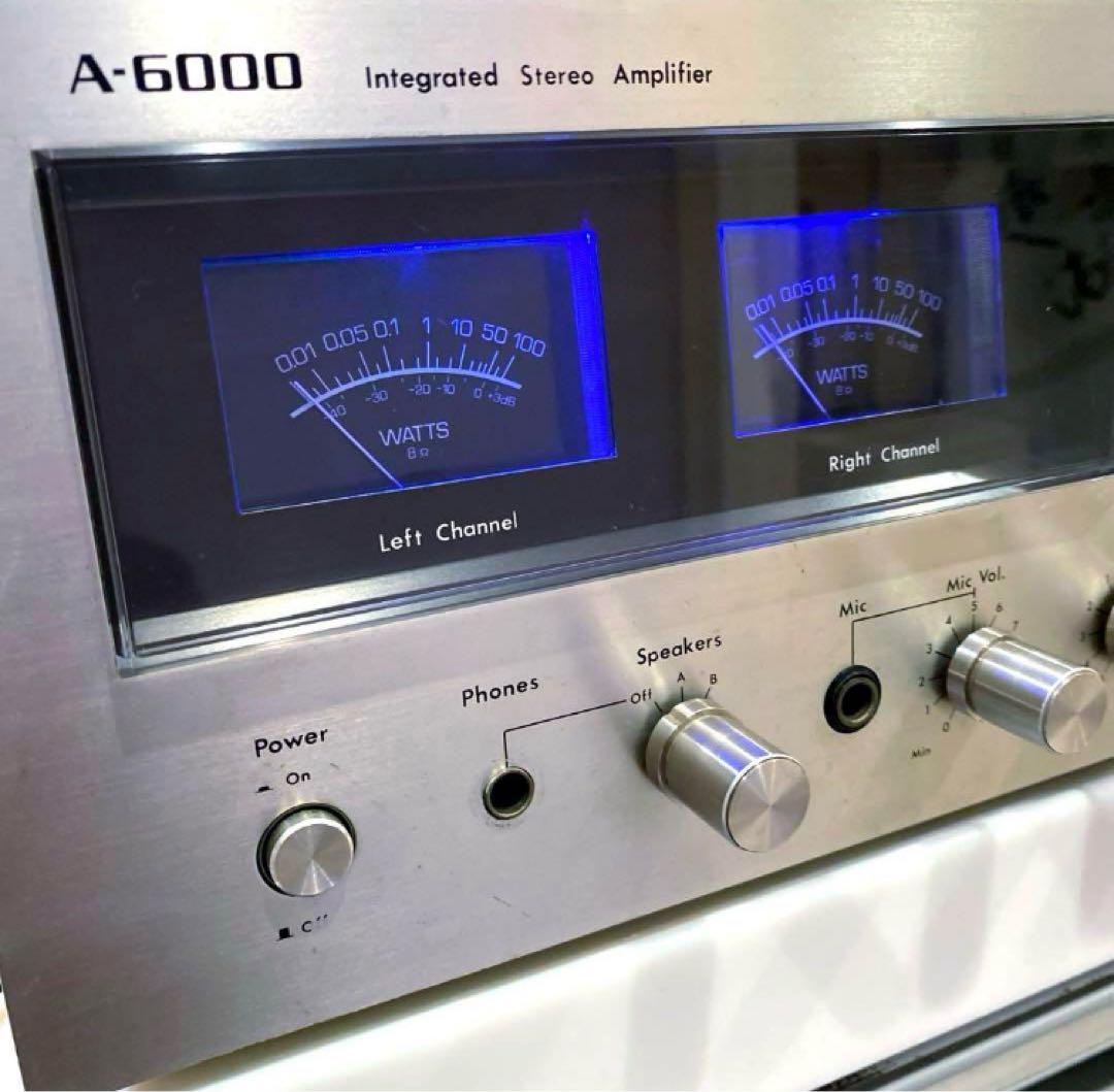 動作品 ONKYO プリメインアンプ A-6000 大型メーター オンキヨー ONKYO プリメインアンプ A-6000 オンキヨー 動作品 - メルカリ