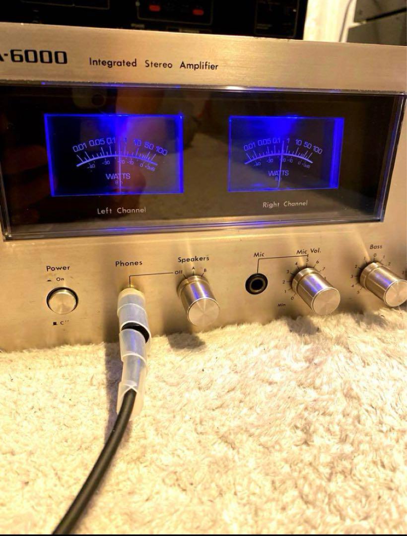 動作品 ONKYO プリメインアンプ A-6000 大型メーター オンキヨー 動作品 ONKYO プリメインアンプ A-6000 大型メーター オンキヨー