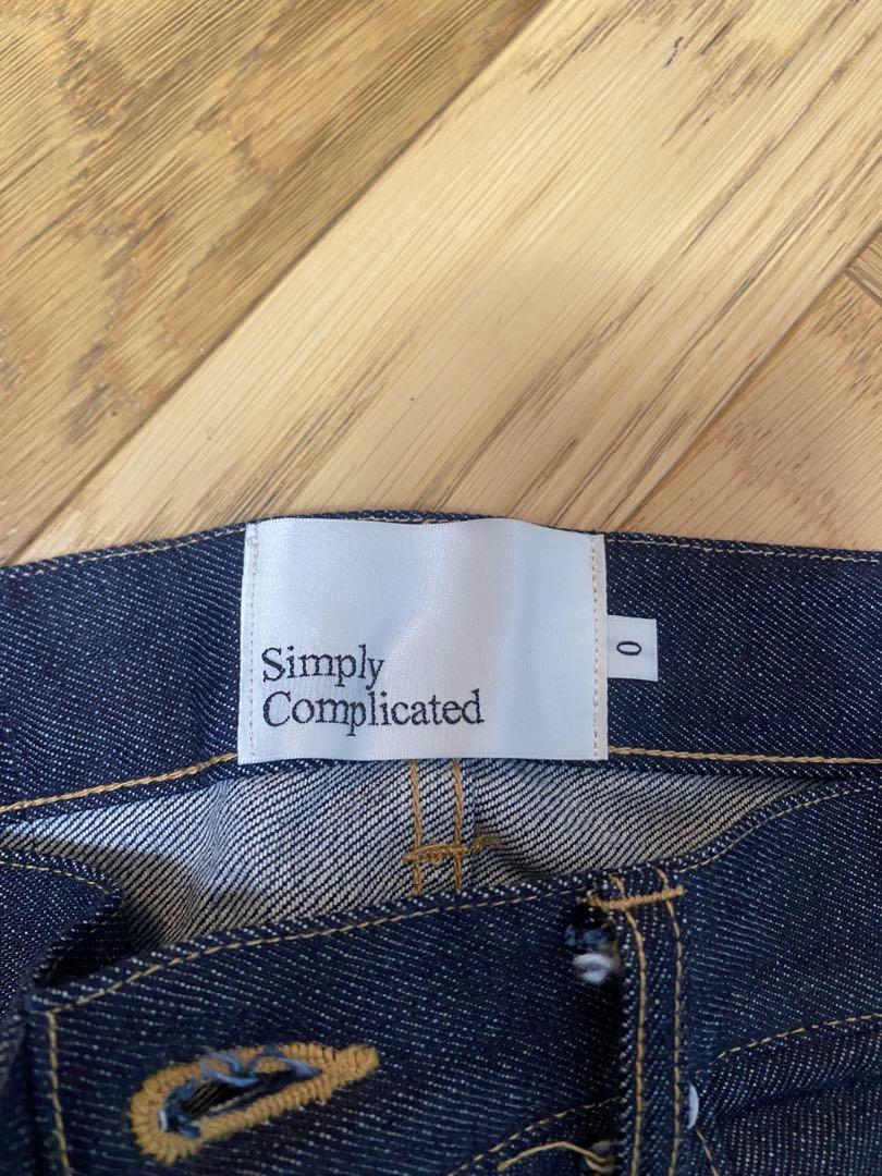 パンツ SimplyComplicated boyfriend denim rigid