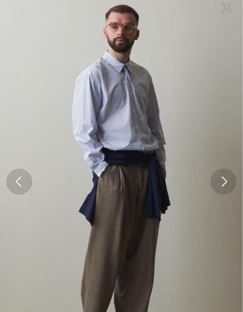 ＜Steven Alan＞ ストライプシャツ　リバースシーム　ボールドフィットS